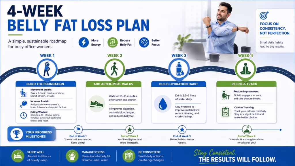 4-week-belly-fat-loss-roadmap